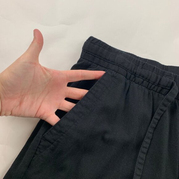 Old Navy Black Linen Blend Wide Leg Lounge Pant S - Picture 4 of 9